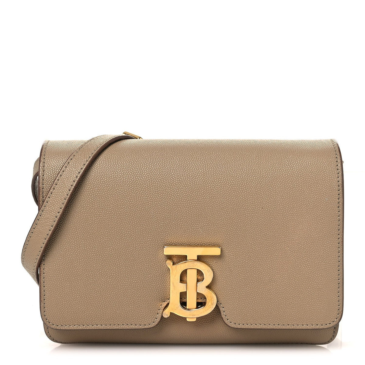 Small Calfskin Handbag - Beige