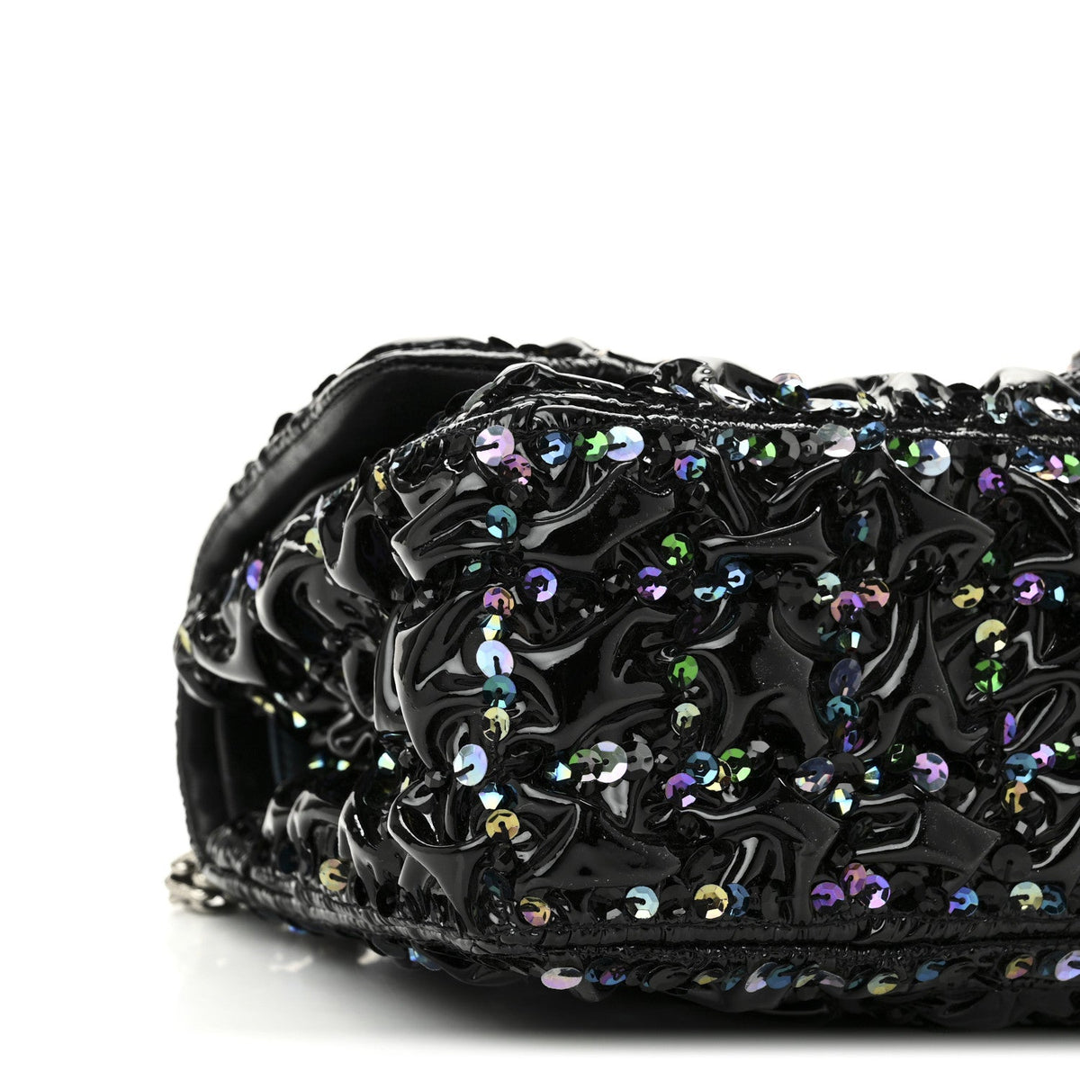 Flap Shoulder Bag - Black