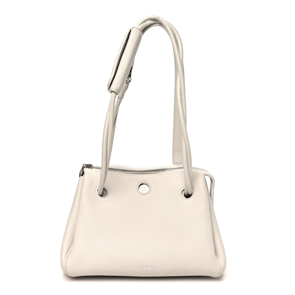 Small Calfskin Handbag - White