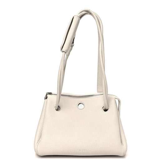 Small Calfskin Handbag - White