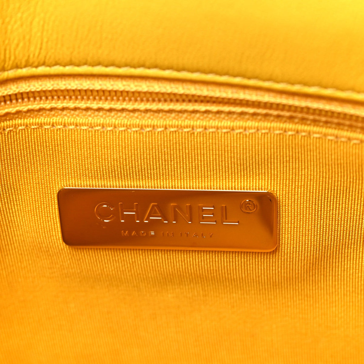 Medium Quilted Goatskin Flap Shoulder Bag - Yellow