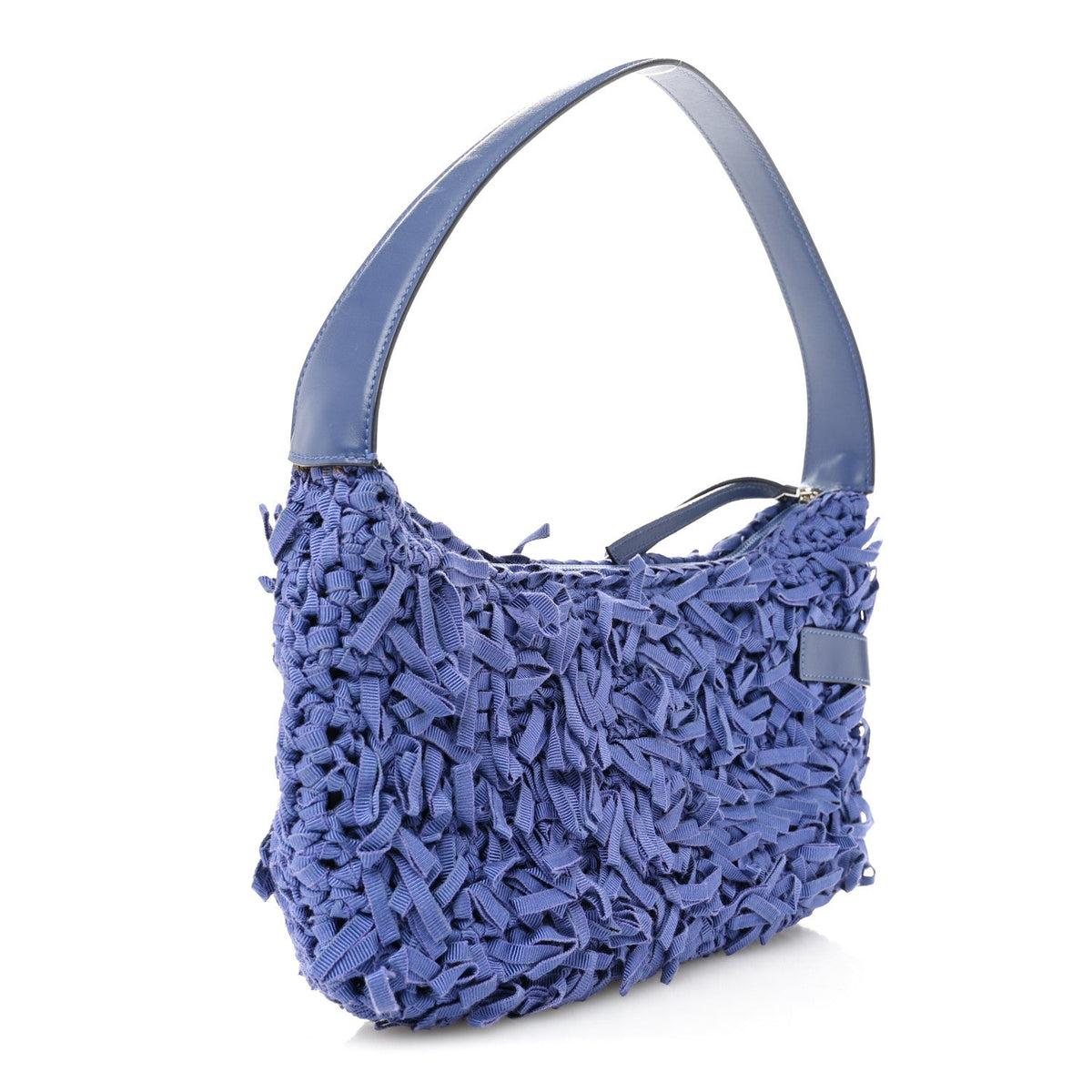 Canvas Shoulder Bag - Blue