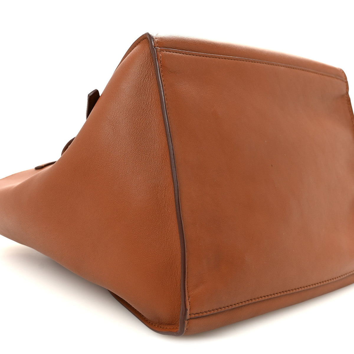 Small Calfskin Handbag - Tan