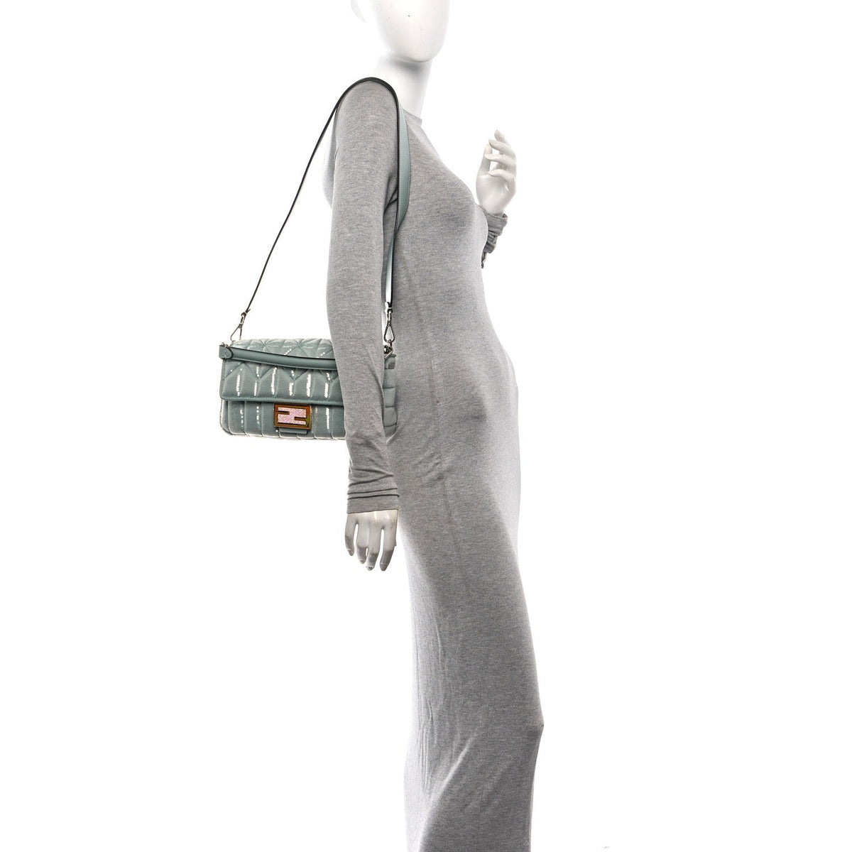 Nappa Handbag - Light Blue