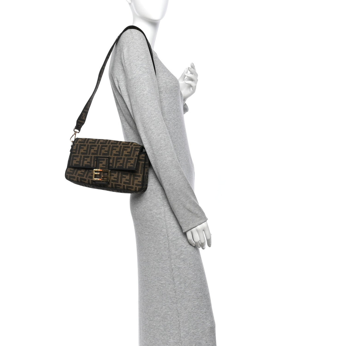 Medium Fabric Handbag - Black