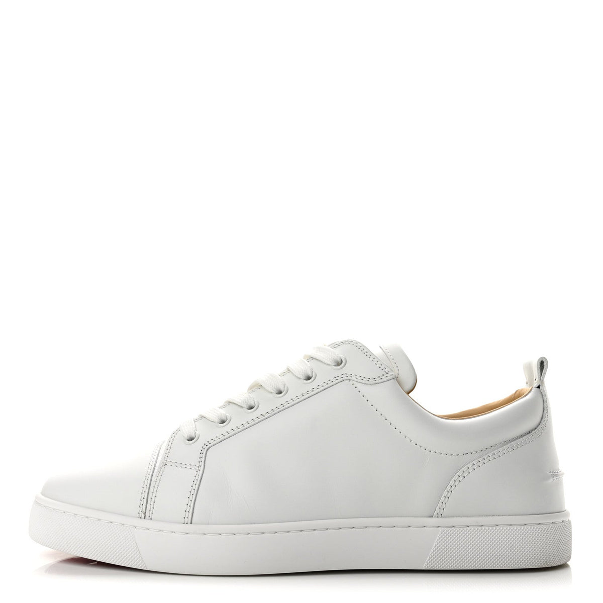 Calfskin Louis Junior Flat Sneakers White