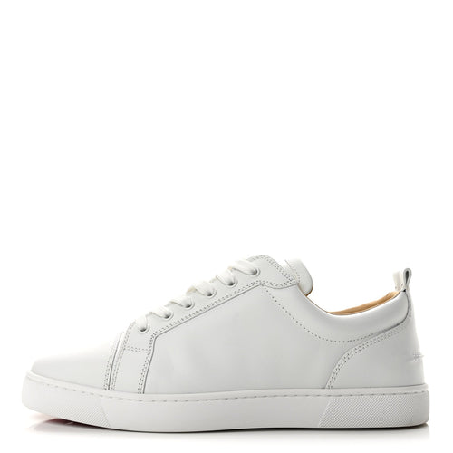 Calfskin Louis Junior Flat Sneakers White