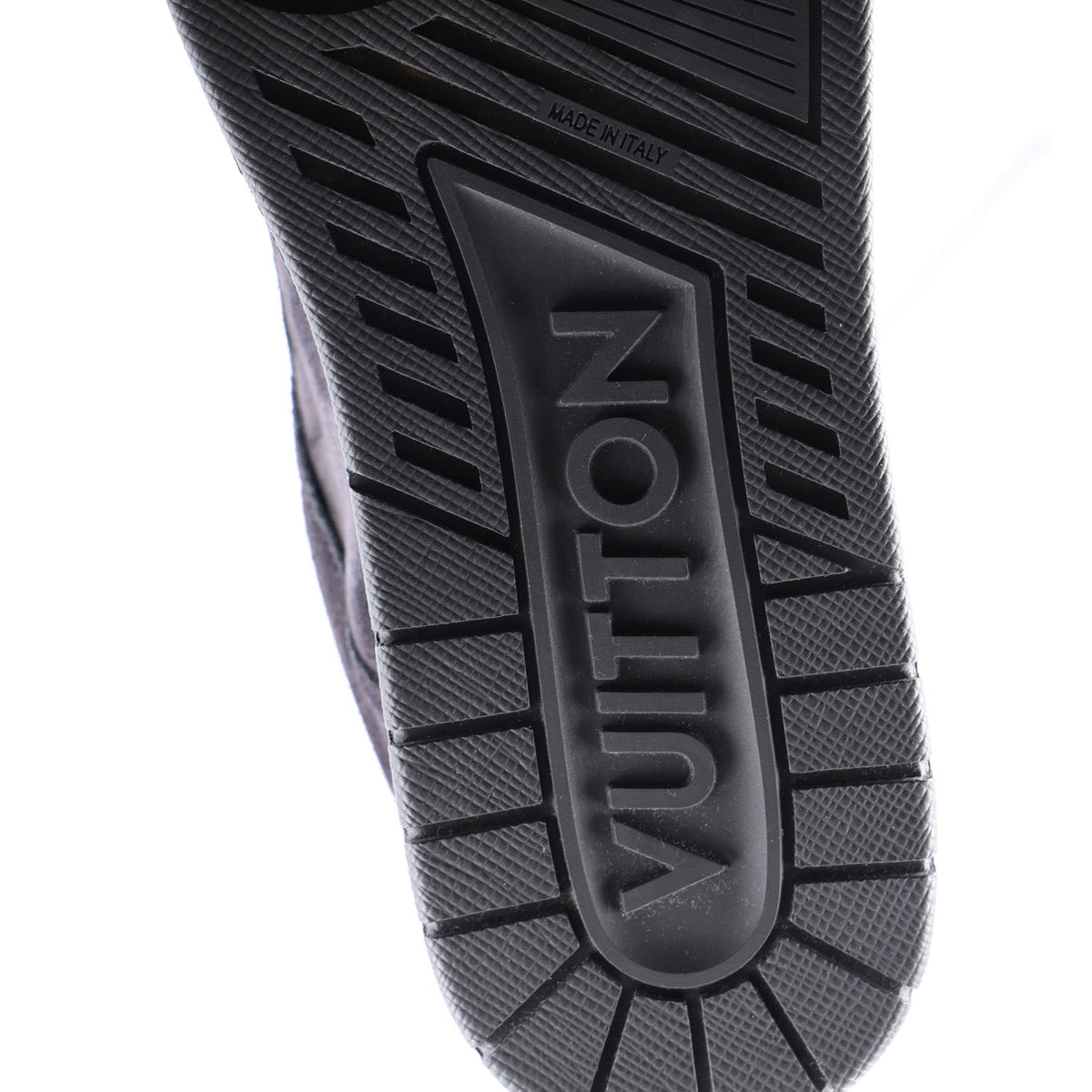 Louis Vuitton Suede Men's Uniform Sneakers 9.5 Black