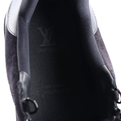 Louis Vuitton Suede Men's Uniform Sneakers 9.5 Black