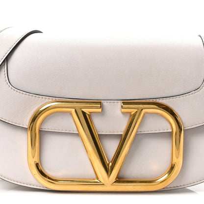 Calfskin Shoulder Bag - White