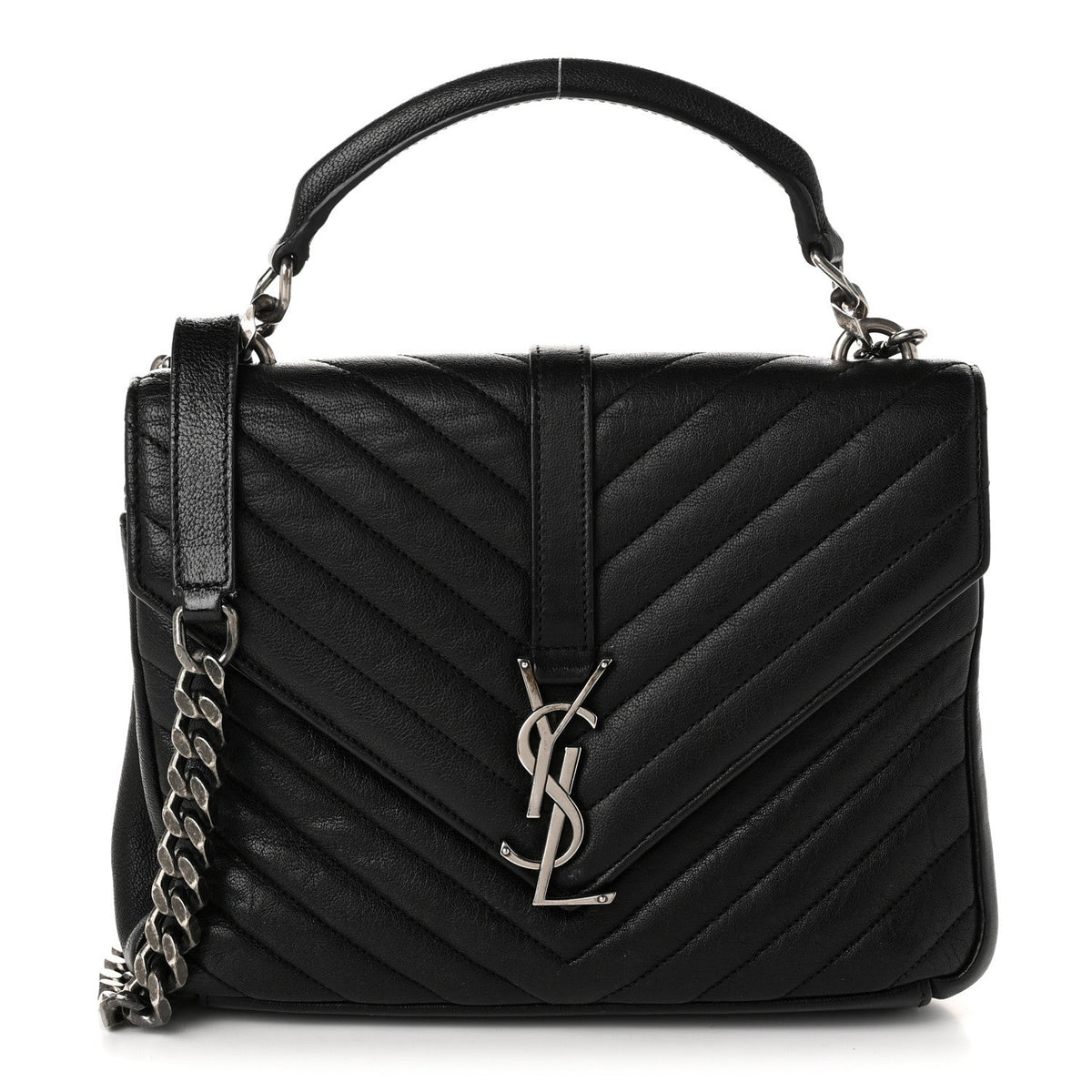 Medium Sheepskin Handbag - Black