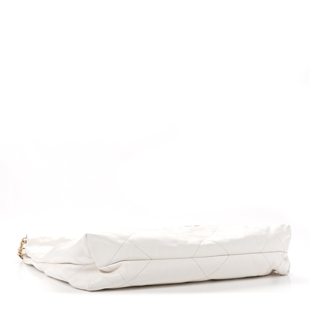 Small Quilted Calfskin Handbag - White