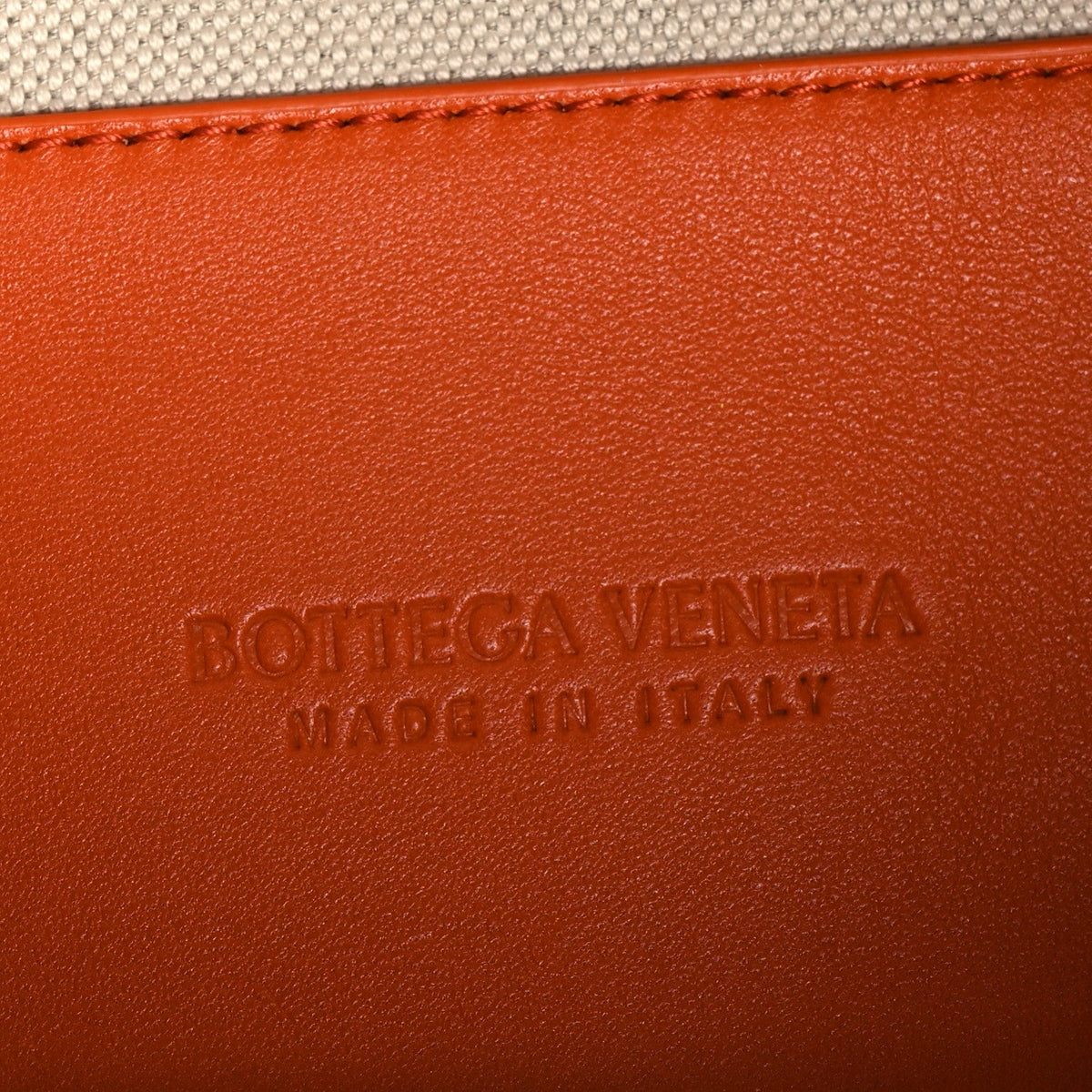 Small Calfskin Handbag - Natural