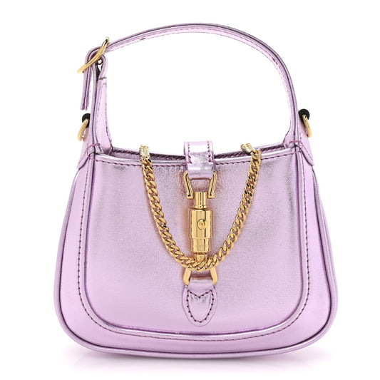 Nano Nappa Hobo Bag - Rosa