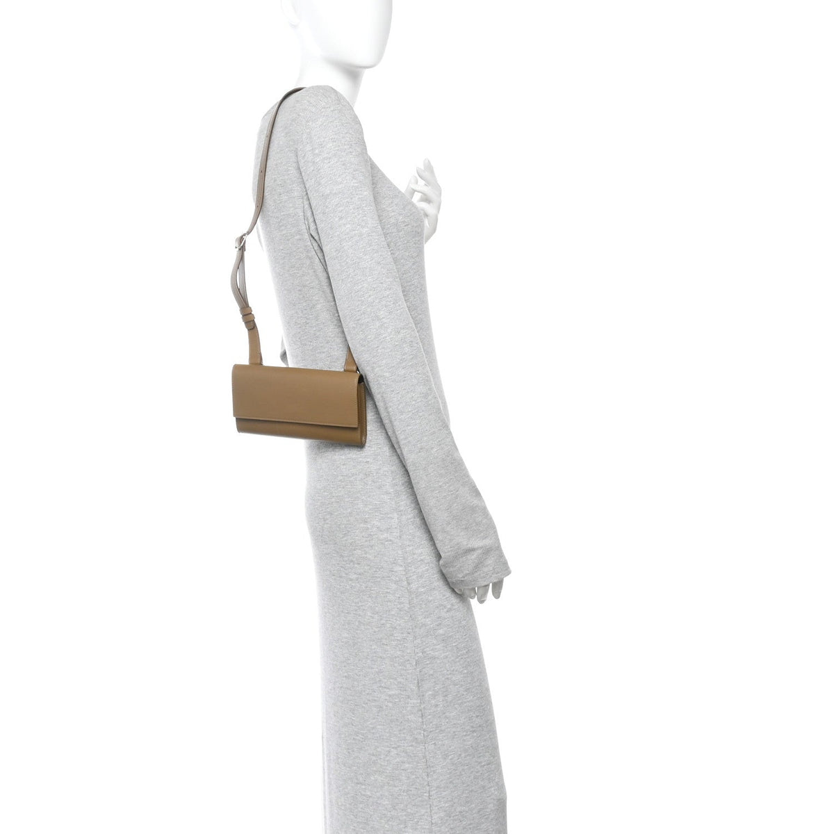 Calfskin Flap Shoulder Bag