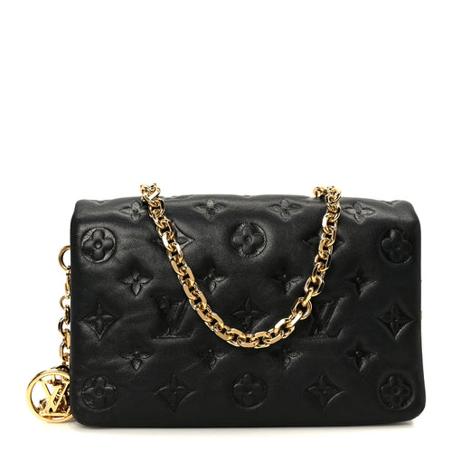 Lambskin Handbag - Black