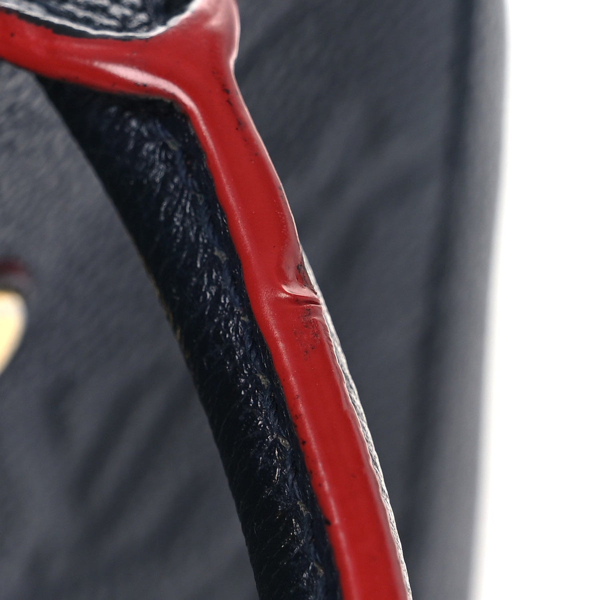 Empreinte Montaigne Bb Marine Rouge Handbag