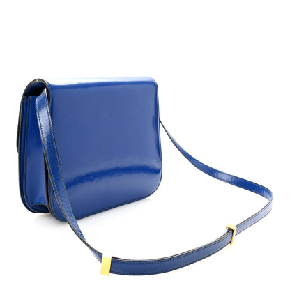 Medium Calfskin Flap Shoulder Bag - Blue