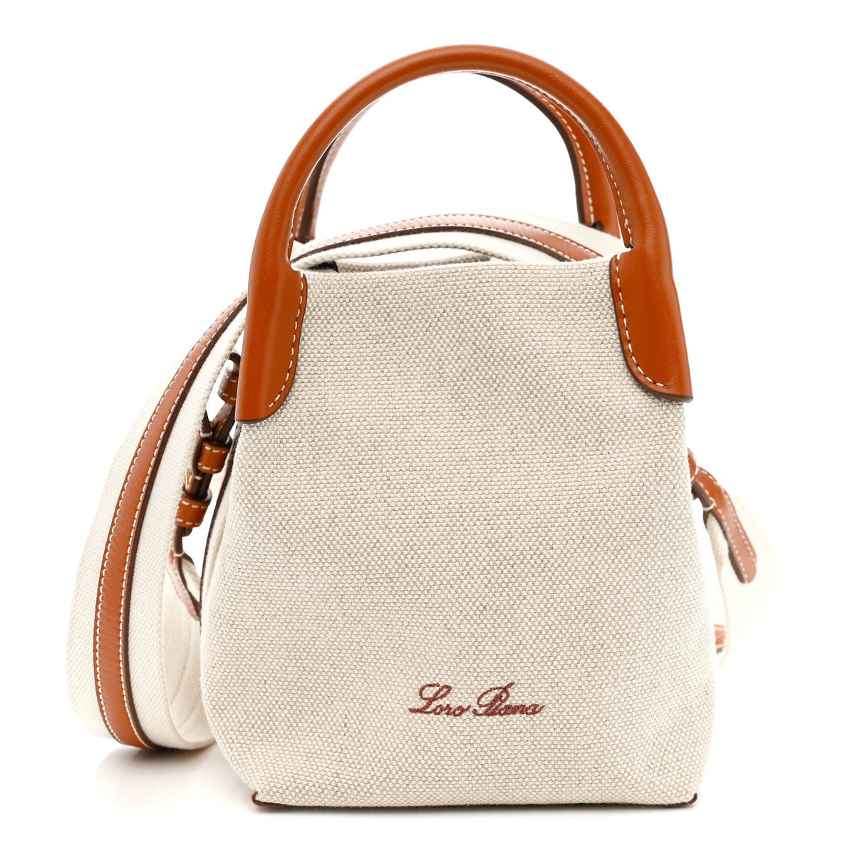 Calfskin Handbag - Natural