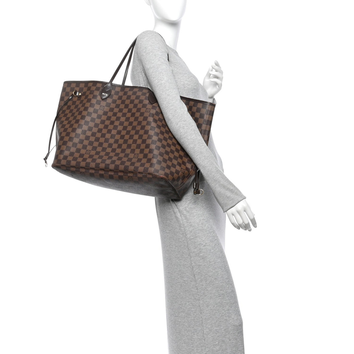 Damier Ebene Neverfull Gm Handbag