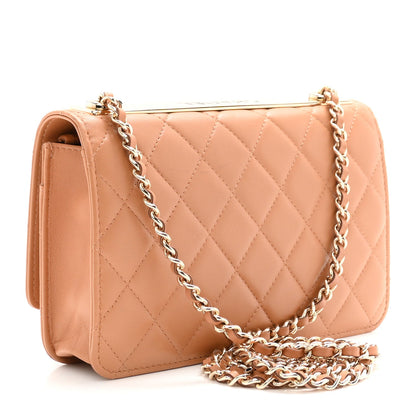 Quilted Lambskin Wallet Bag