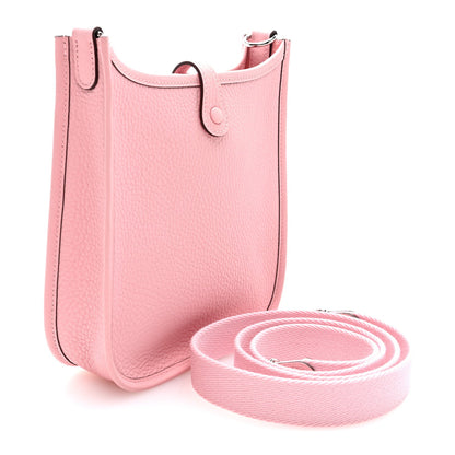 Taurillon Clemence Evelyne Tpm Rose Saku Handbag