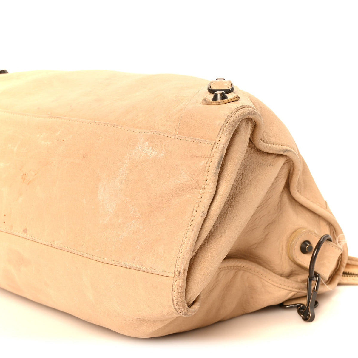 Agneau Classic Hardware City Sahara Handbag
