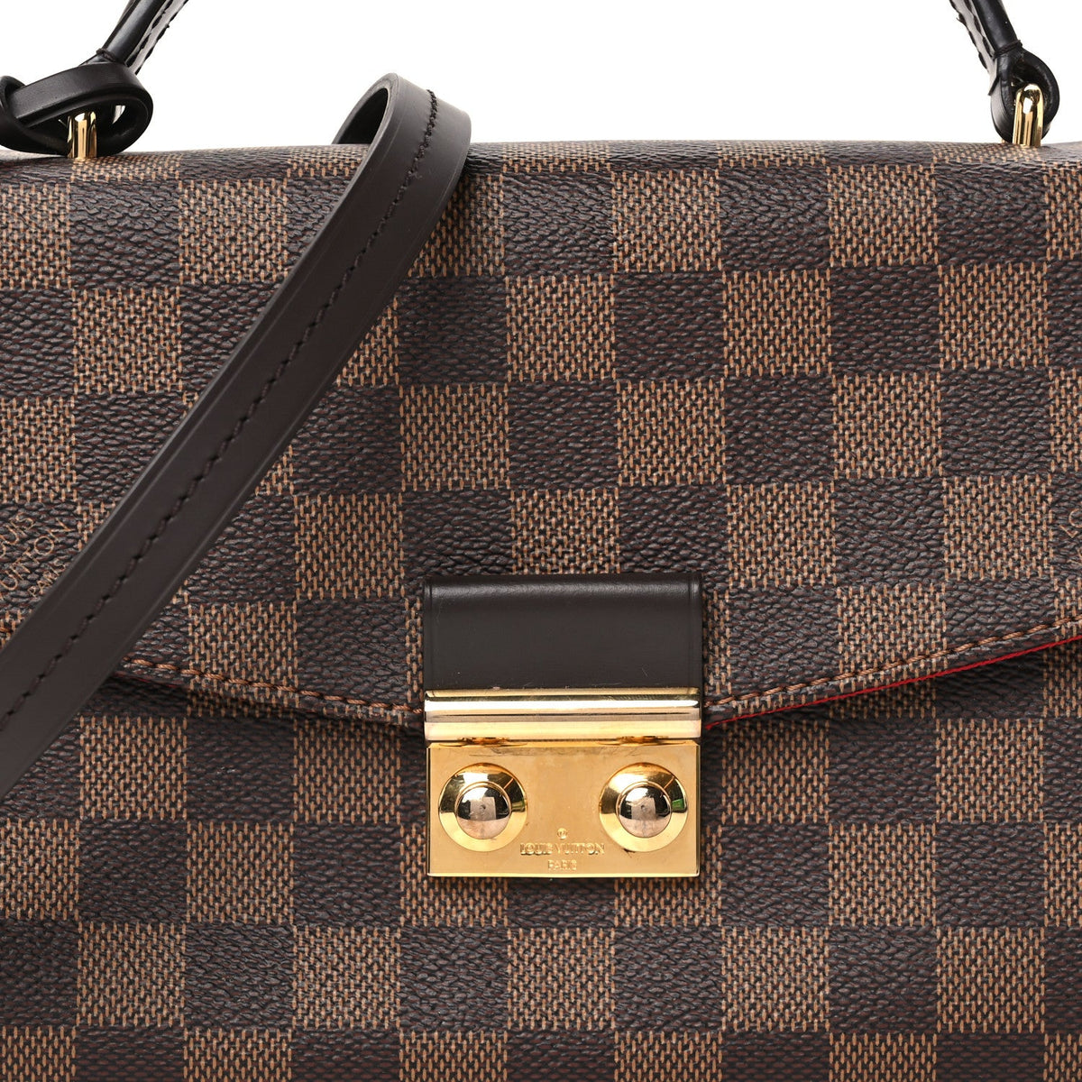 Damier Ebene Croisette Handbag