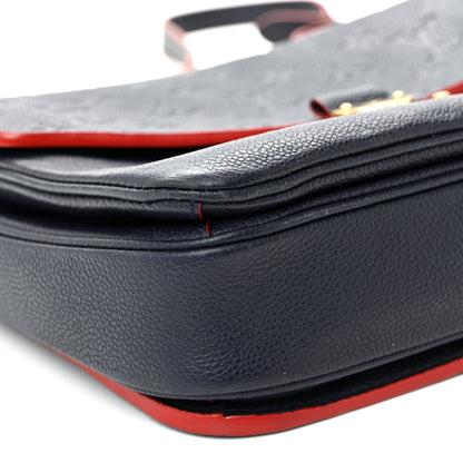 Empreinte Pochette Metis Marine Rouge Handbag