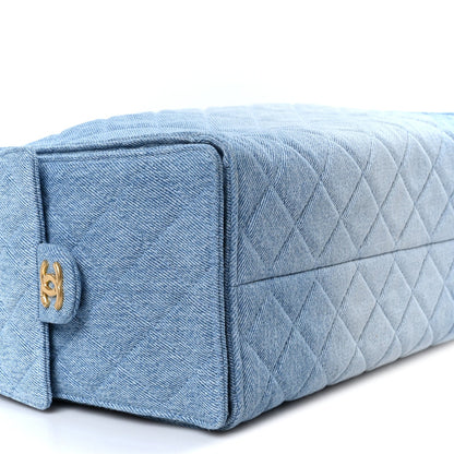 Medium Quilted Handbag - Blue