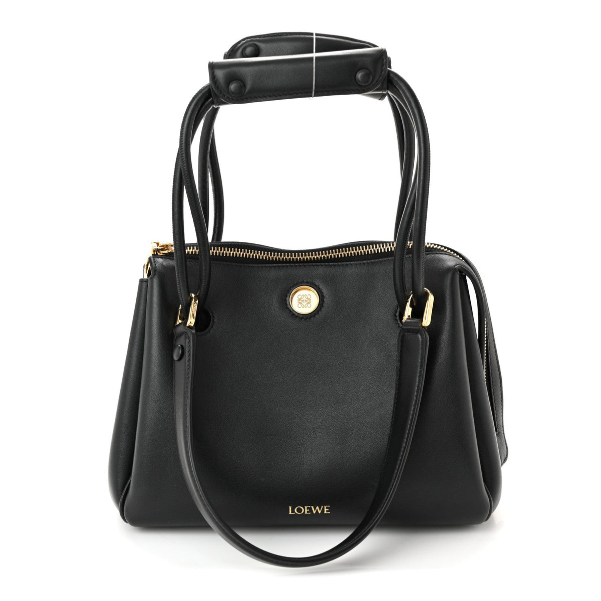 Small Calfskin Handbag - Black