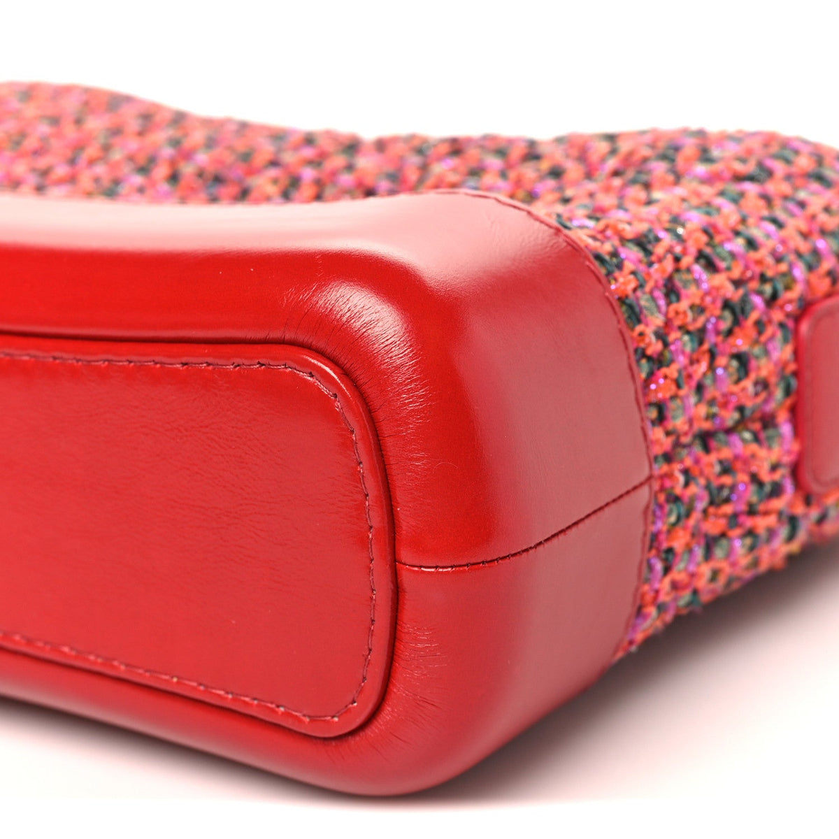 Small Calfskin Hobo Bag - Red