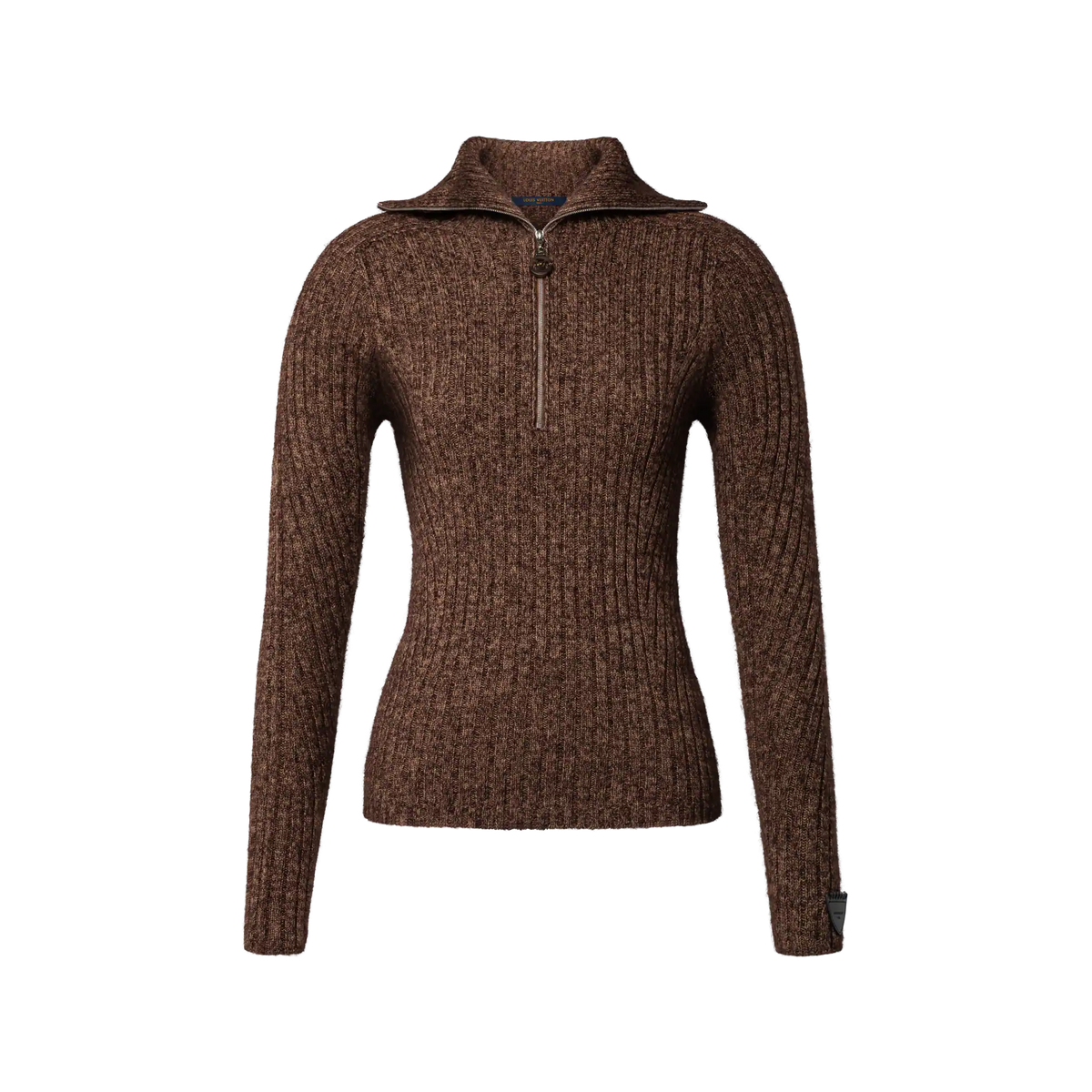 Women's Ribbed Knit Half-Zip Pullover