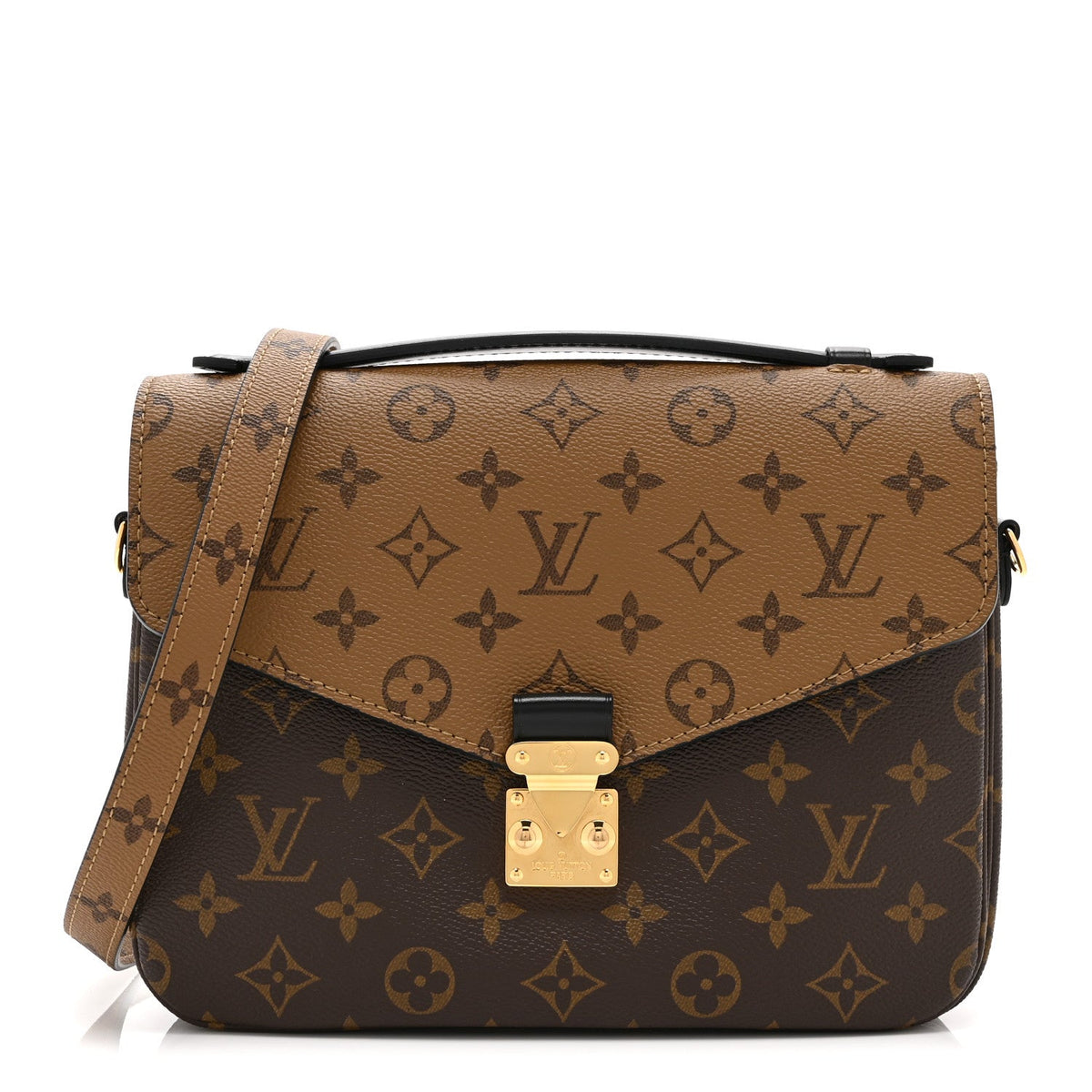 Reverse Monogram Pochette Metis Handbag