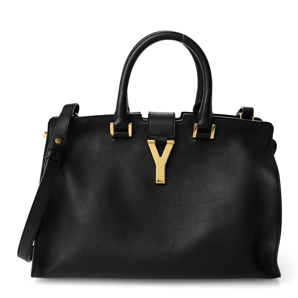 Small Calfskin Handbag - Black