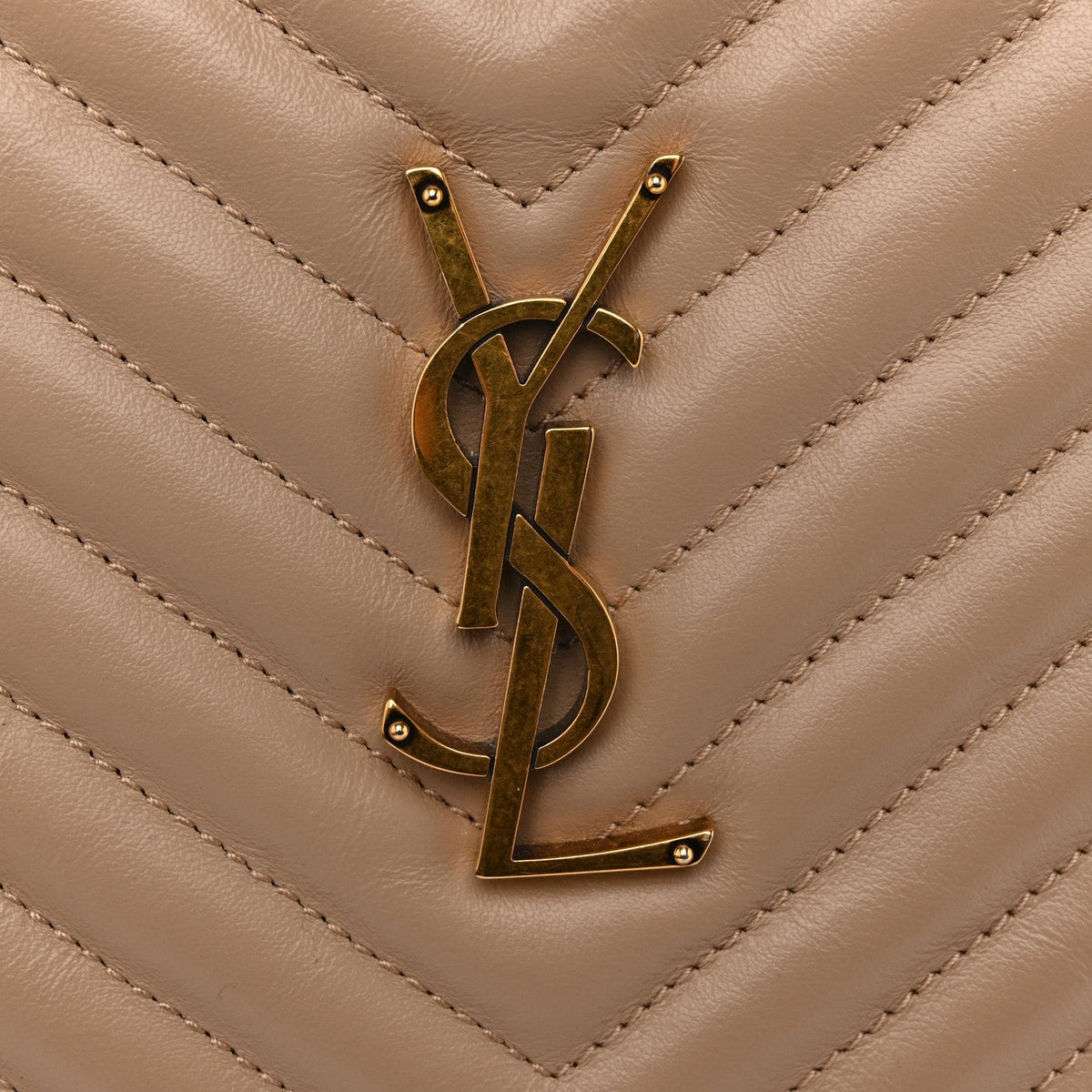 Calfskin Crossbody Bag - Beige