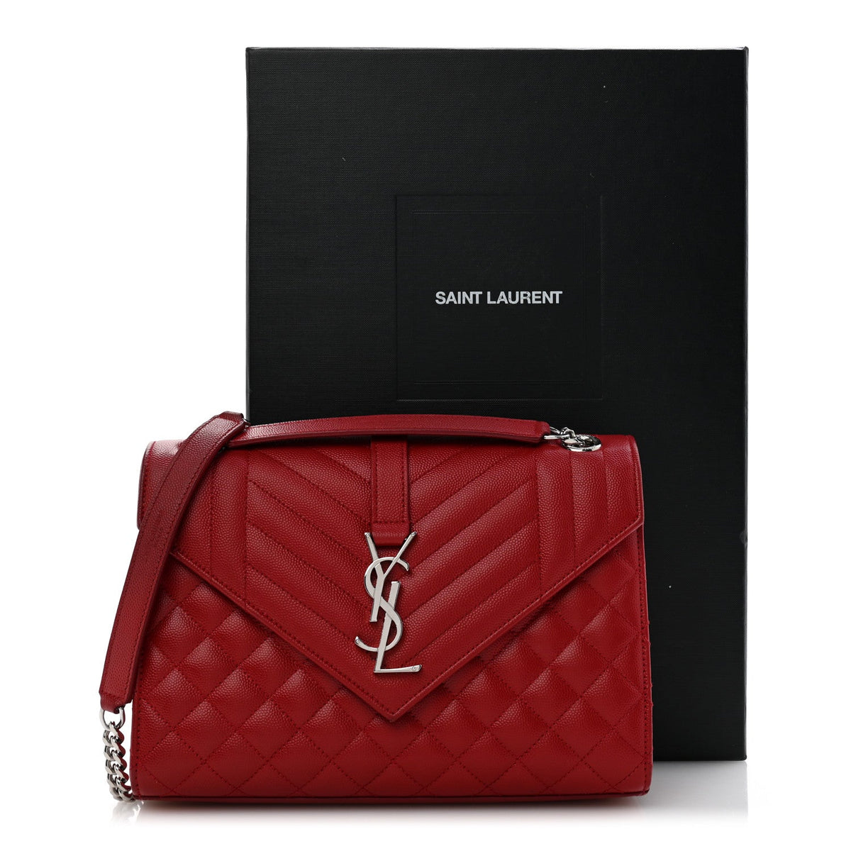 Medium Satchel Bag - Red