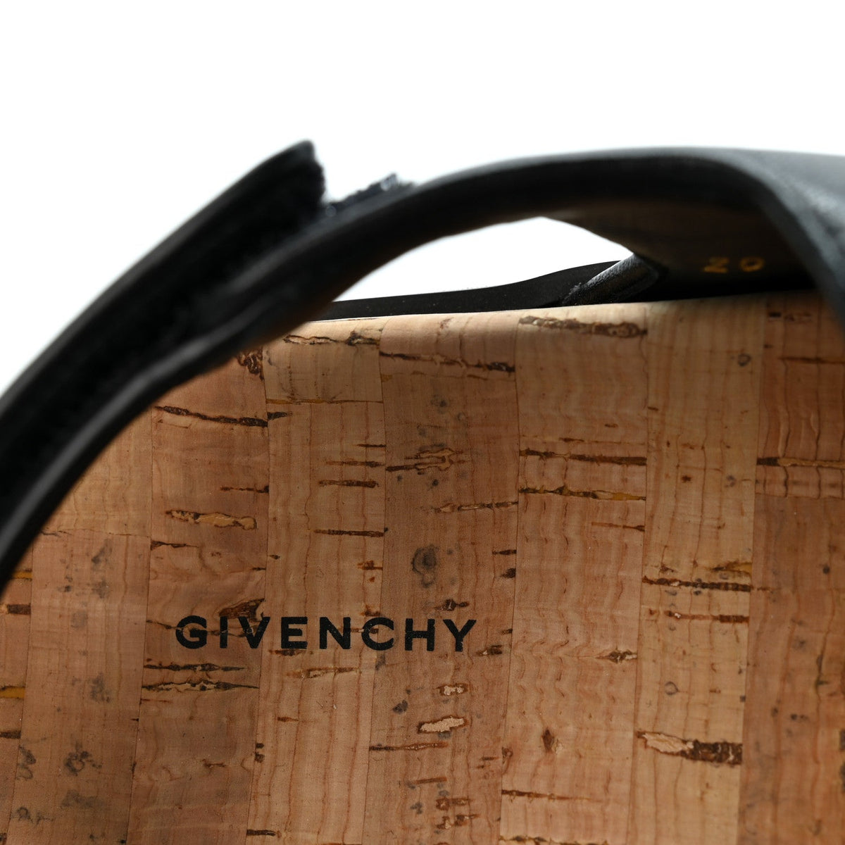 Givenchy Calfskin Women's 4G Strap Flat Sandals 37 Black