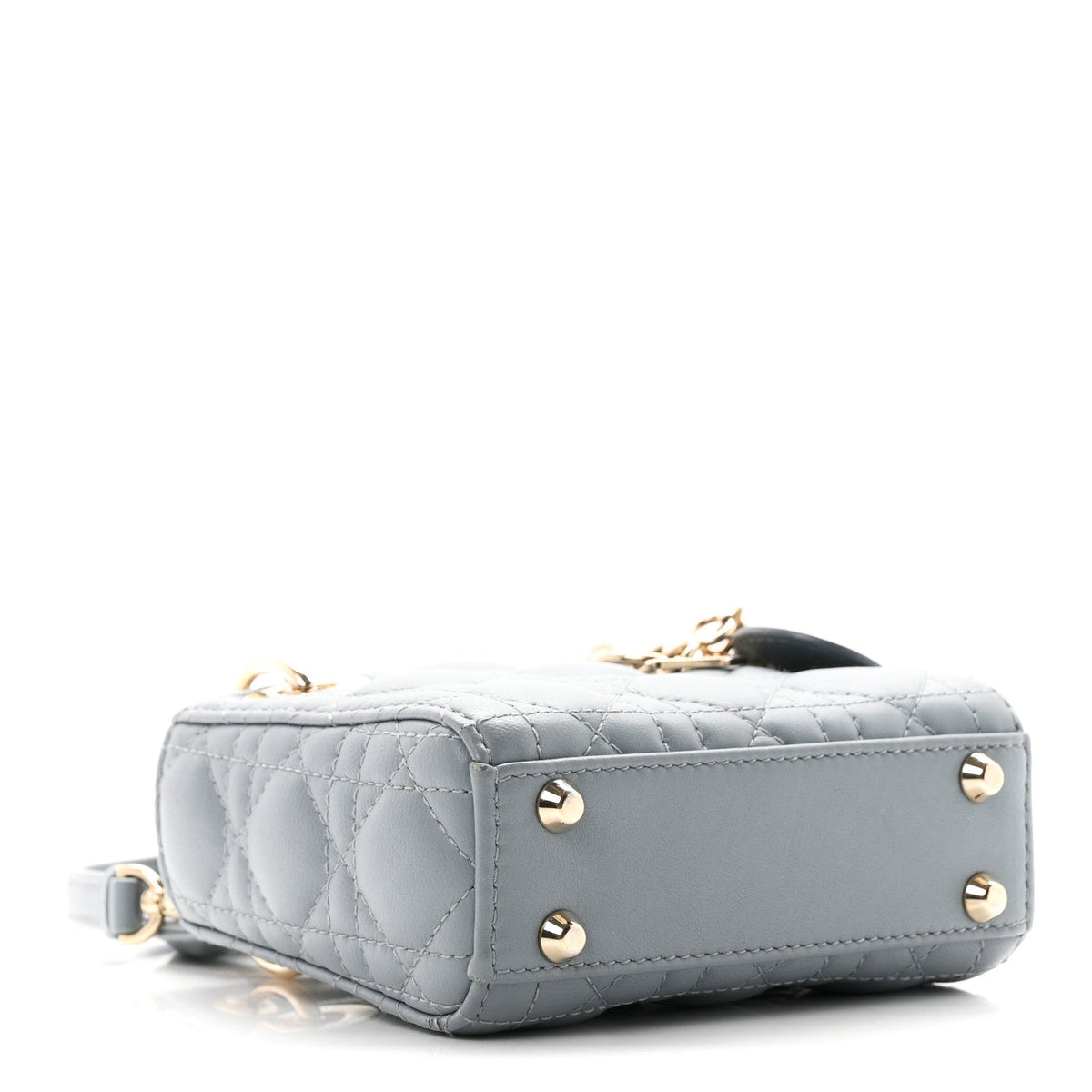 Lambskin Handbag - Blue