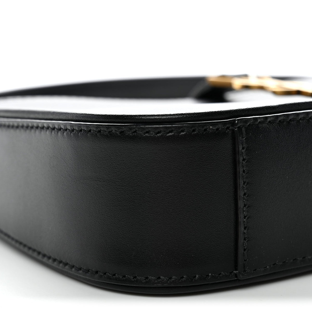 Mini Calfskin Hobo Bag - Black
