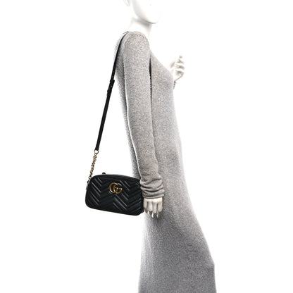 Small Calfskin Shoulder Bag - Black