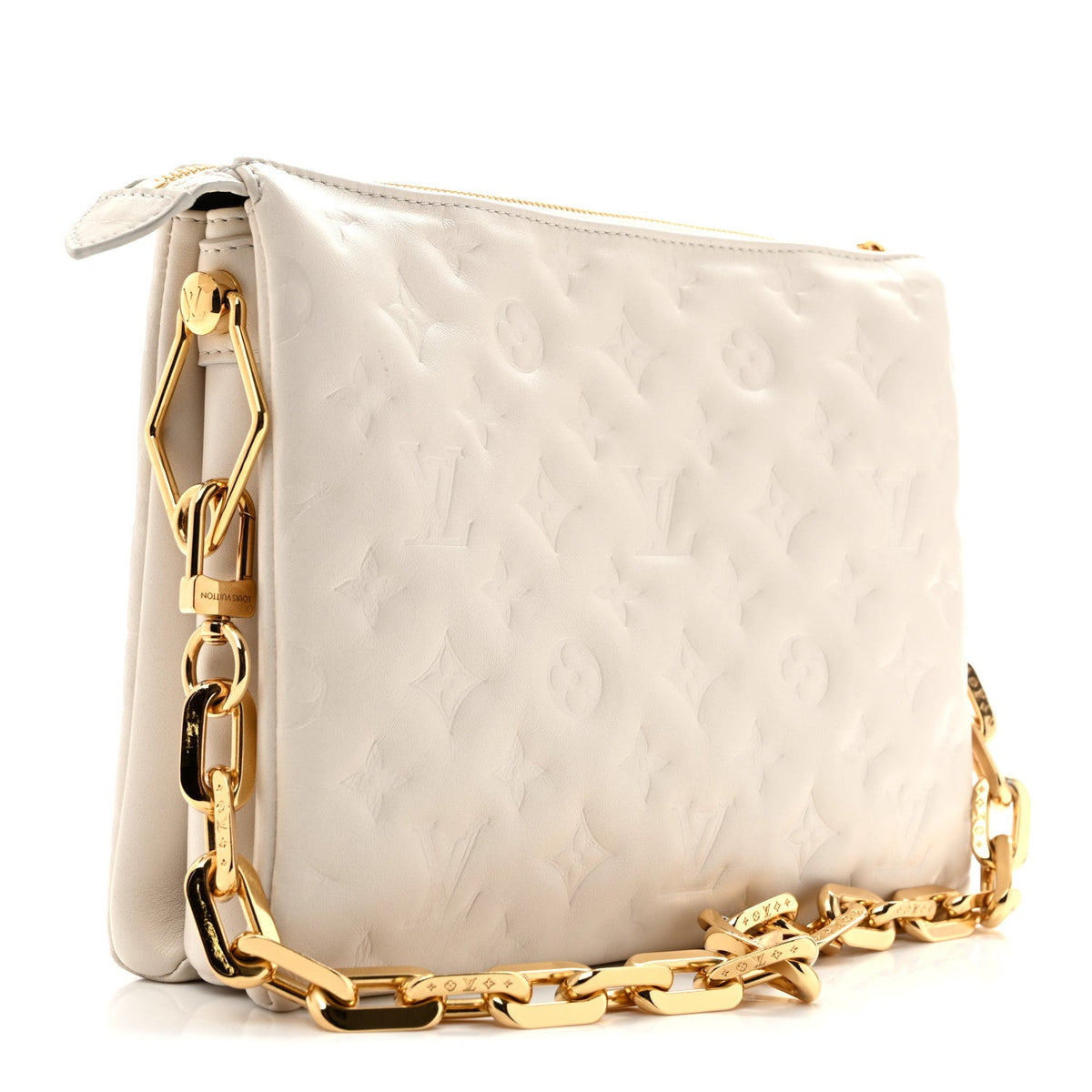 Lambskin Handbag - Beige