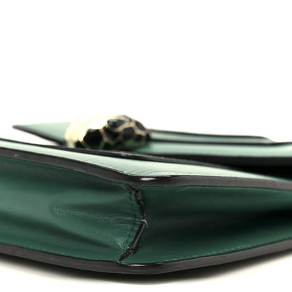 Small Calfskin Crossbody Bag - Green