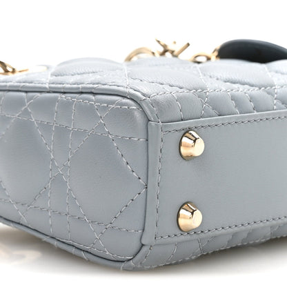 Lambskin Handbag - Blue