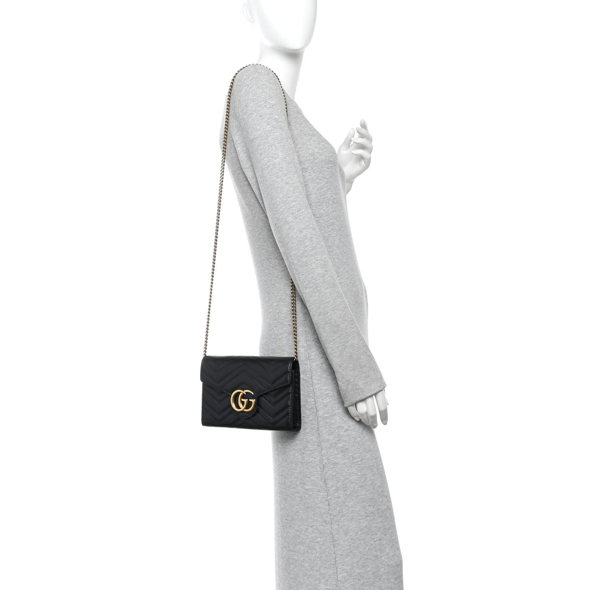 Calfskin Wallet Bag - Black