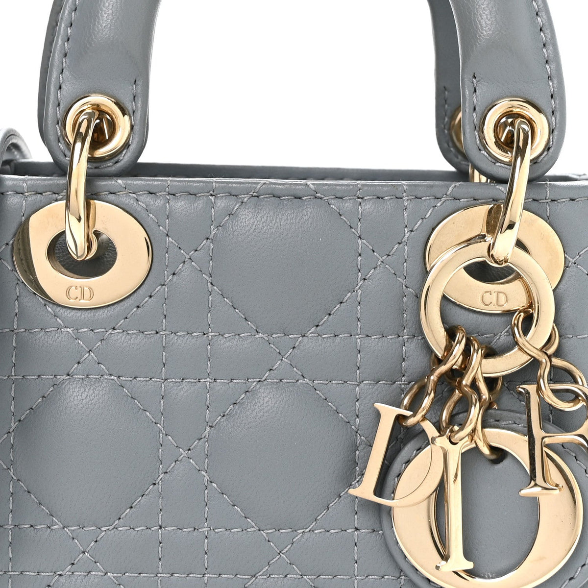 Lambskin Handbag - Blue
