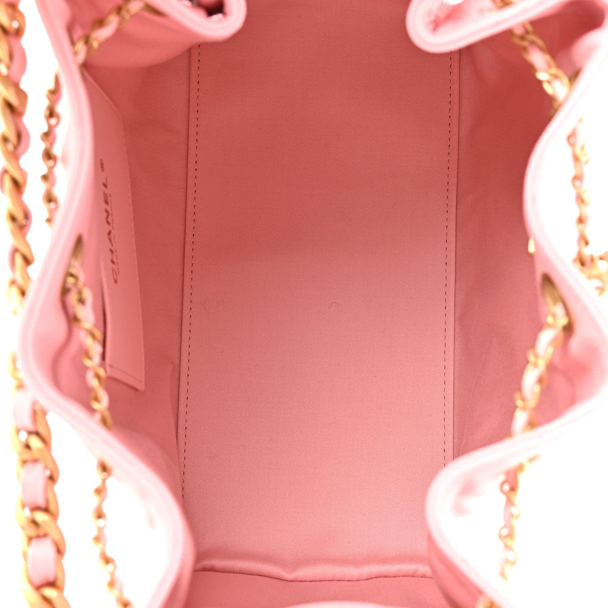Small Quilted Caviar Handbag - Pink