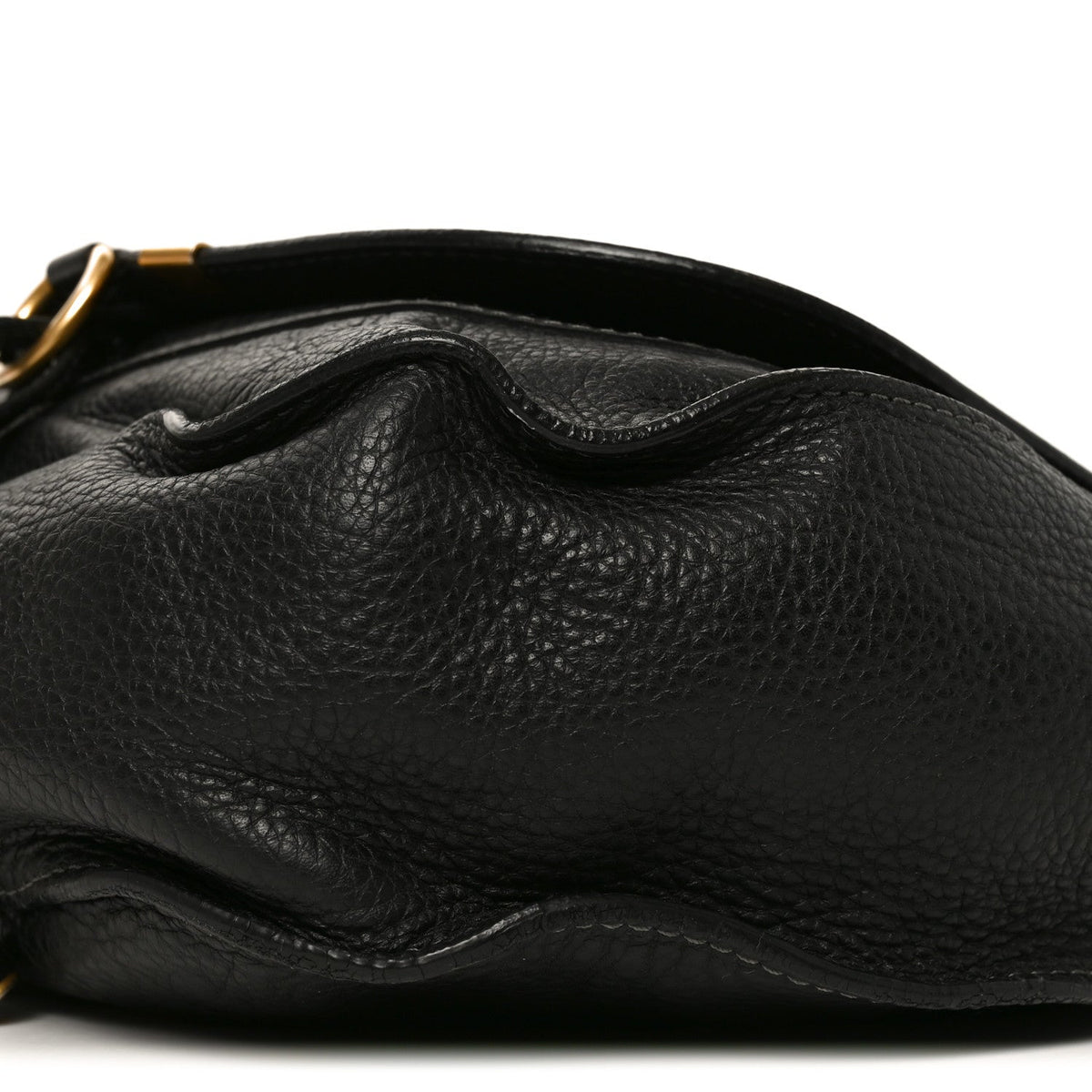 Medium Calfskin Hobo Bag - Black