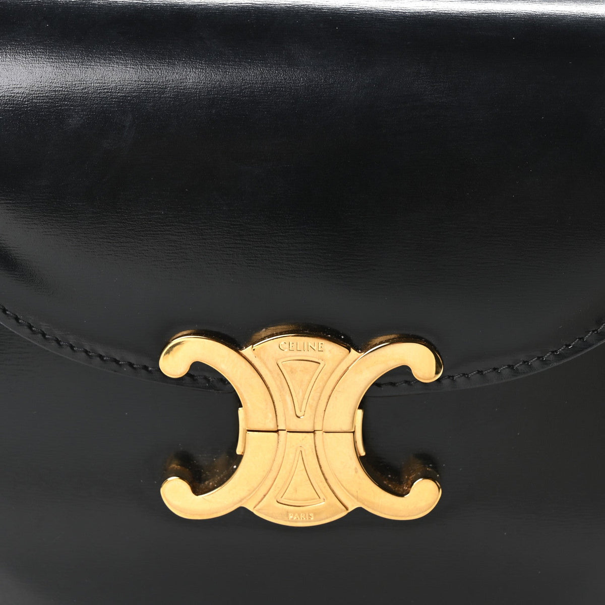Calfskin Handbag - Black