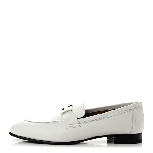 Calfskin Paris Loafers White